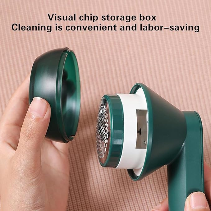 Rechargeable Electric Lint Remover for Clothing – Anti-Pilling Sweater & Coat Fabric Shaver, Hair Ball Trimmer (Random Color)