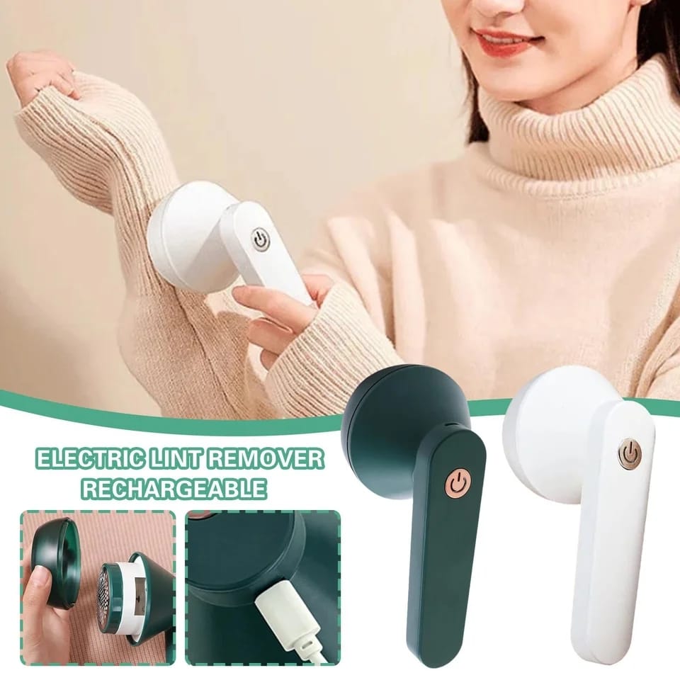 Rechargeable Electric Lint Remover for Clothing – Anti-Pilling Sweater & Coat Fabric Shaver, Hair Ball Trimmer (Random Color)