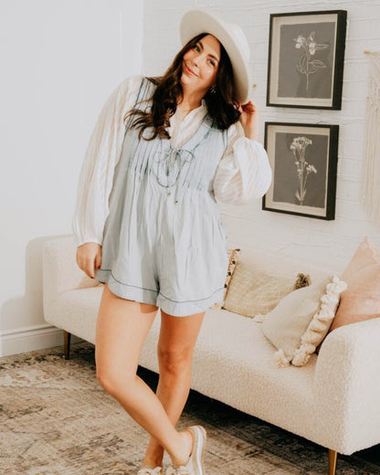 The W. Denim Romper